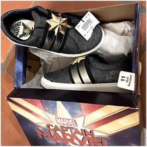 NEW in box Captain Marvel Denim slip ons size 11